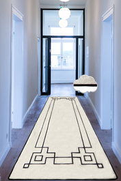 Conceptum Alfombra de Pasillo Square - Ecru (80 x 300 cm)